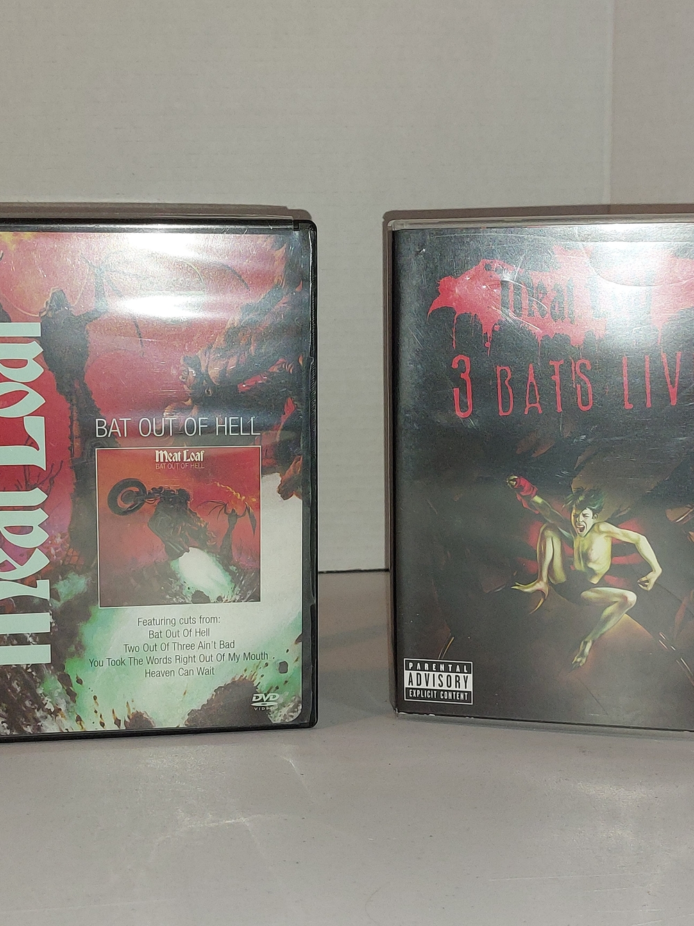Meat Loaf 'Bat Out of Hell' & '3 Bats Live' Music DVD
